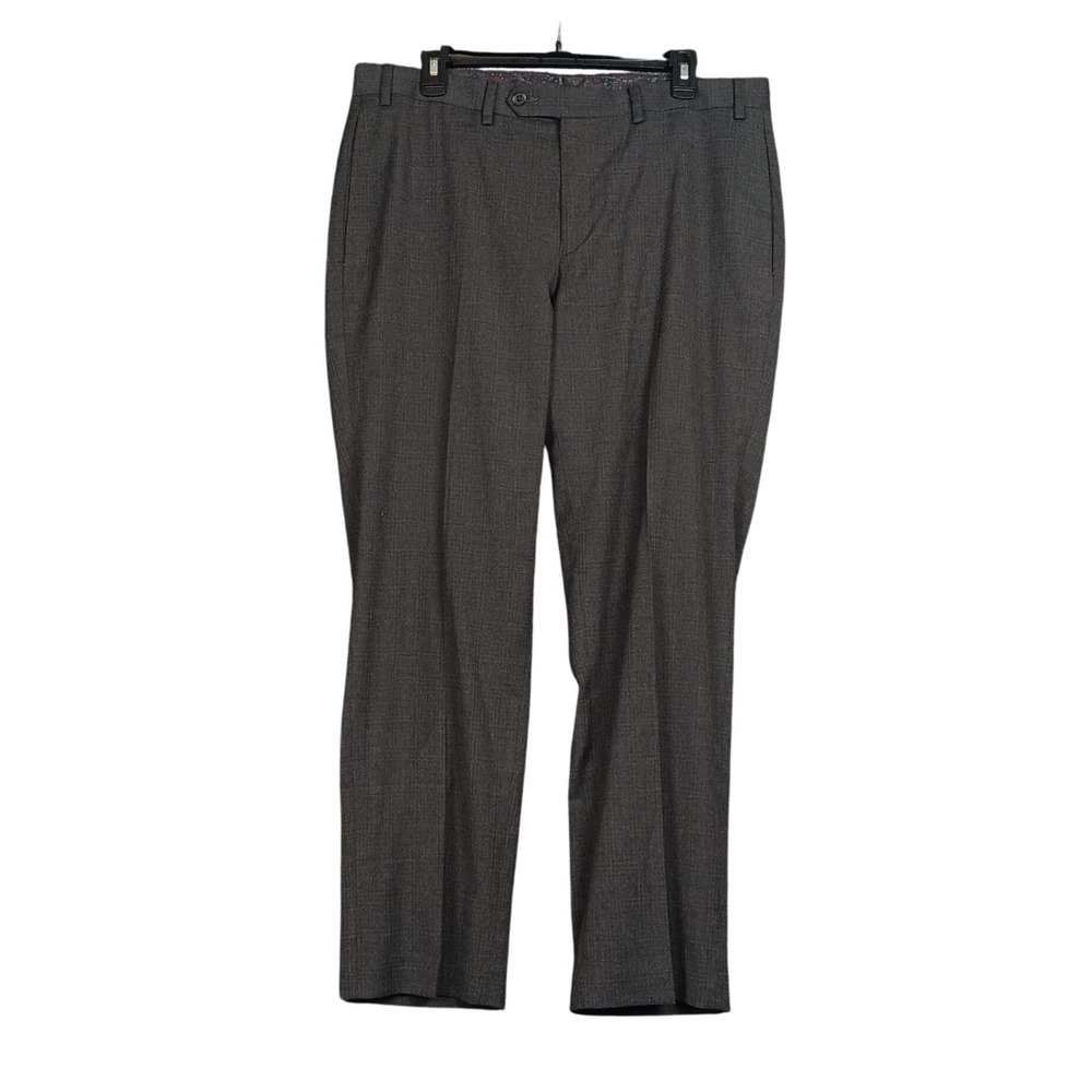 Lauren Ralph Lauren‎ Mens Dress Pants Gray Plaid 36x30